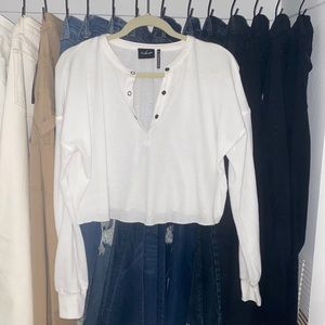 Out From Under UO henley long sleeve